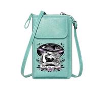 GEEADNB Womens Travel Bags Bags with Card Slots Halloween Pumpkin Ghost Bat Haunted Cemetery Witch Skeleton Perfect for Teacher's Day Perfect for Printed Present