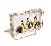 GEEADNB Womens Travel Bags Card Wallets Purse ducklings, contrasting colors, mask-like markings, Large Capacity Purse Gift Travel Rfid Safe