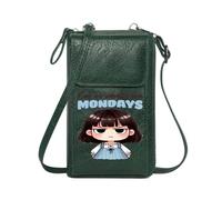 GEEADNB Womens Travel Bags Credit Card Slots Mondays grumpy colorful character Personalized Gifts for Girlfriend Friends for Everyday Use or Gift Idea
