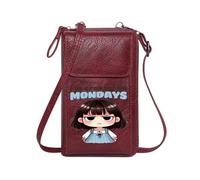 GEEADNB Womens Travel Bags Credit Card Slots Mondays grumpy colorful character Personalized Gifts for Girlfriend Friends for Everyday Use or Gift Idea