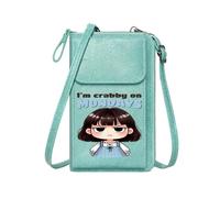 GEEADNB Womens Travel Bags Credit Card Slots Mondays grumpy colorful character Personalized Gifts for Girlfriend Friends for Everyday Use or Gift Idea