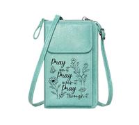 GEEADNB Womens Travel Bags Credit Card Slots Pray Butterfly Minimalist design Cute Stylish Elegant Accessory Suitable for Everyday Use
