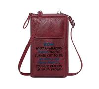 GEEADNB Womens Travel Bags Credit Card Slots SON Great Parents Parenting Season Gifts Long Purse for Gift