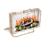 GEEADNB Womens Travel Bags Crossbody Bags for Women American Football Patriotic Eagle Flames Classic Outfit Perfect for Teacher's Day