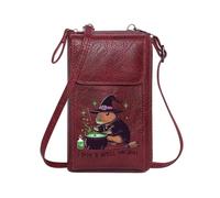 GEEADNB Womens Travel Bags Small Crossbody Bags Halloween Pumpkin Ghost Bat Haunted Cemetery Witch Skeleton Elegant Gift for Mother's Day Perfect for Teacher's Day