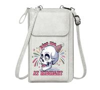 GEEADNB Womens Travel Bags Women Leather Crossbody Purse Day of the Dead Celebration Whimsical Travel Rfid Safe