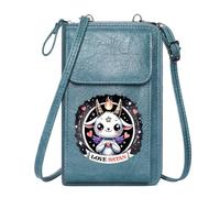 GEEADNB Womens Travel Bags Women’s RFID Clutch Purse Satanic Love Symbolism Whimsical Creature Cute-Dark Fusion Holiday Customized Gift Suitable for Daily Gifting