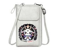 GEEADNB Womens Travel Bags Women’s RFID Clutch Purse Satanic Love Symbolism Whimsical Creature Cute-Dark Fusion Holiday Customized Gift Suitable for Daily Gifting