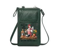 GEEADNB Womens Travel Bags Women's Clutch Purse Rooster Chef Baking Scene Colorful Ingredients Large Capacity Purse Gift Season Gifts