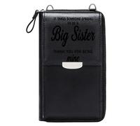 GEEADNB Zip Around Credit Card Bags Lightweight Women's Shoulder Bag Personal Growth Gratitude Expression Fractional Equation Classic Outfit