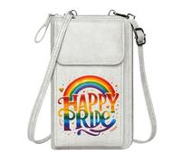 GEEADNB Zip Around Credit Card Bags Personalized Crossbody Wallets Pride Celebration Diversity Large Capacity Purse Gift Long Purse for Gift