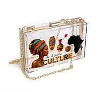 GEEADNB Zip Around Credit Card Bags Personalized Crossbody Wallets Vibrant Textiles, Cultural Pride, African Heritage, Perfect for Printed Present