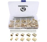 GeeBat 300pcs 2.54mm KF2510 Connector Kit with KF2510 2.54mm Female Pin Headers Terminals, 2.54mm 2 / 3 / 4 / 5 /6 Pin Housing Connector Adapter Plug