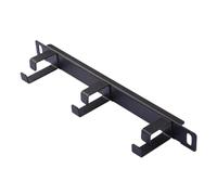 GeeekPi 10 inch 0.5U Horizontal Cable Manager with 3 D-Rings Hooks, Metal Rackmount Cable Organizer for DeskPi RackMate T0/T1/T2/T0 Plus/T1 Plus/TL1 Network Rack & 10-inch Server Rack