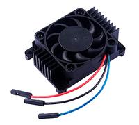 GeeekPi Aluminum Alloy CNC Heat Sink with PWM Fan,Passive Cooling Radiator for Raspberry Pi Compute Module 4 CM4 Motherboard(With Fan)
