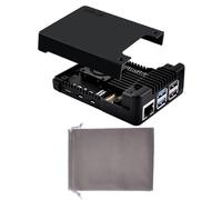 GeeekPi Argon NEO 5 BLCK Case for Raspberry Pi 5 with built-in fan, Black Aluminium Case