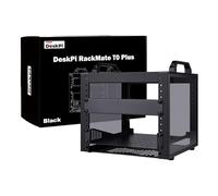 GeeekPi DeskPi RackMate T0 Plus, 10 Inch 4U Network Rack, 260mm Depth Mini Server Rack with Rack Shelf & Blank Panel, for 10 Inch AV, NAS and Server Equipment