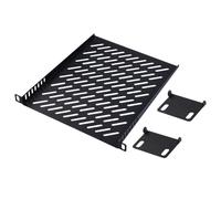 GeeekPi DeskPi RackMate T2 Accessories Rack Shelf, 10 Inch 0.5U Rack Shelf, Vented Rack Mount Cantilever Compartment for DeskPi RackMate T2 Network Cabinet