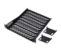 GeeekPi DeskPi RackMate T2 Accessories Rack Shelf, 10 Inch 1U Rack Shelf, Vented Rack Mount Cantilever Compartment for DeskPi RackMate T2 Network Cabinet