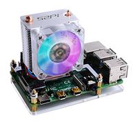 GeeekPi ICE Tower Cooler for Raspberry Pi, RGB Cooling Fan with Heatsink for Raspberry Pi 4 Model B & Raspberry Pi 3B+ & Raspberry Pi 3 Model B