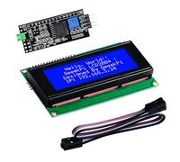 GeeekPi IIC/I2C 2004 20x4 Character LCD Module Display, Support I2C Protocol, LCD 2004 Module Shield for Arduino Uno Raspberry Pi