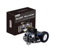 GeeekPi microbit Mini Cutebot Kit Compatible with BBC Micro:bit V2, DIY Programmable Robot Car Kit, STEM Educational Project, Graphical Makecode Coding Car with Tutorial (Without Micro:bit)