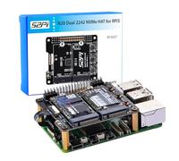 GeeekPi N20 Dual M.2 M-Key NVMe 2242 SSD HAT for Raspberry Pi 5