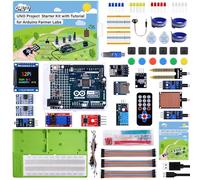 GeeekPi Ultimate Sensor Kit with Original Arduino UNO R4 Minima, Smart IoT & Basic Sensor Projects with Tutorials, for Smart Farm, Beginners and Engineers, Includes Various Sensors and Accessories