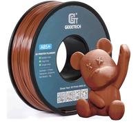 GEEETECH Filament 1.75mm, 3D Printer Filament, Filament 3D Printing Materials for 3D Printer, ABS+ Brown
