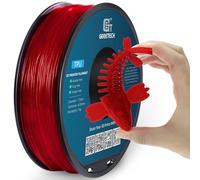 GEEETECH Filament 1.75mm, 3D Printer Filament, Filament 3D Printing Materials for 3D Printer, TPU Transparent Red