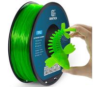 GEEETECH Filament 1.75mm, 3D Printer Filament, Filament 3D Printing Materials for 3D Printer, TPU Transparent Green