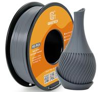 GEEETECH HS-PLA Filament 1.75 mm 3D Printer HS-PLA Filament for High Speed 3D Printers, Spool, 1 kg, Gray…