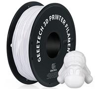 GEEETECH TPU Flexible Filament 1.75mm, 3D Printer Filament 500g 1 Spool (White)…