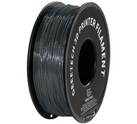 GEEETECH TPU Flexible Filament 1.75mm, 3D Printer Filament, TPU Filament 3D Printing Materials for 3D Printer, 1 KG, 1 Spool, Transparent Silver