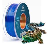 GEEETECH Tricolor Silk PLA Filament 1.75 mm, 3D Printer Filament 1 kg/Spool, Silk Orange Blue Green