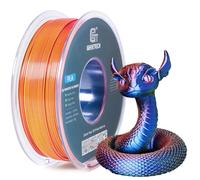 GEEETECH Tricolor Silk PLA Filament 1.75mm, 3D Printer Filament, 1kg/Spool, Silk Red, Yellow, Blue