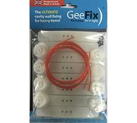 GeeFix Plasterboard Cavity Wall Fixings Hollow Wall Anchors Heavy Duty (Pack of 8 Fixings)