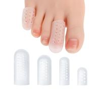 GEEHUA 16 Pcs Gel Toe Protector, Toe Cap Toe Covers Big Small Toe Caps Guards for Men Women Gel Toe Cushion to Protect Toe from Rubbing Ingrown Toenails Corns Blisters Hammer Toes Pain Relief