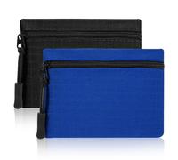 GEEHUA 2-Pack Coin Purse Pouch, Portable Coin Bag Oxford Cloth Water Proof Wallet Slim Zipped Mini Coin Pouch for Women Men