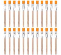 GEEHUA 24PCS Flux Brushes, 9mm Wide Wooden Glue Brush