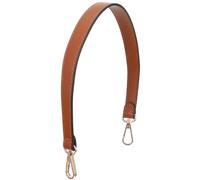 GEEHUA Brown Short Handbag Handle Strap, PU Leather Purse Handle 19 Inch Shoulder Bag Strap Replacement with Swivel Clasps for Wallet Tote Shoulder Bag(Brown)