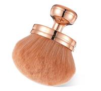 GEEHUA Rose Gold Extra Large Body Makeup Brush, Oval Face Leg Smudge Tool for Liquid Foundation Powder Cream Contour Buffing Stippling Blending