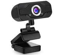 Geejia Webcam with Microphone, 1080P HD PC Webcam with USB Plug and Play, Web Cam for PC/Online Courses/TV Videos/YouTube/Gaming/Video Conferencing/Calling/Skype/Facebook/zoom
