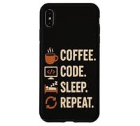 Geek Routine Coder - Coffee, Code, Dodo, Encore Case for iPhone XS Max