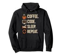 Geek Routine Coder - Coffee, Code, Dodo, Encore Pullover Hoodie