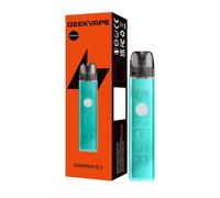 Geek_Vape Sonder Q3 Pod Kit, 1750mAh Rechargeable Built-In Battery, 30W Max Output, Stepless Airflow, Haman MTL & RDL, RGB Light, E Cigarette Starter Kit, No Nicotine (Groove Teal)