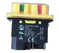 GEEKAA Electromagnetic Pushbutton Switches Waterproof Industrial Push Button Switch KJD17B/120V 4Pin 120V 16A 1/2HP