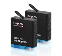 GEEKAM 2-Pack Rechargeable Battery Compatible for GoPro Hero 8 7 6 5