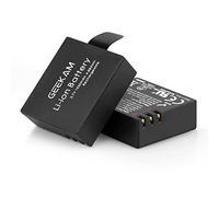 GeeKam Action Camera Battery, 2 x 1350mAh Rechargeable Batteries Compatible for Campark, Crosstour, APEMAN, Victure, Rollei 372, WOLFANG GA100/GA200/GA300, SJ4000, S009