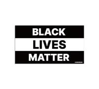 GEEKBEAR Black Lives Matter Car Magnet - Reflective, Weather-Resistant, Eye-Catching - 7 x 4 in (3 Parts)
